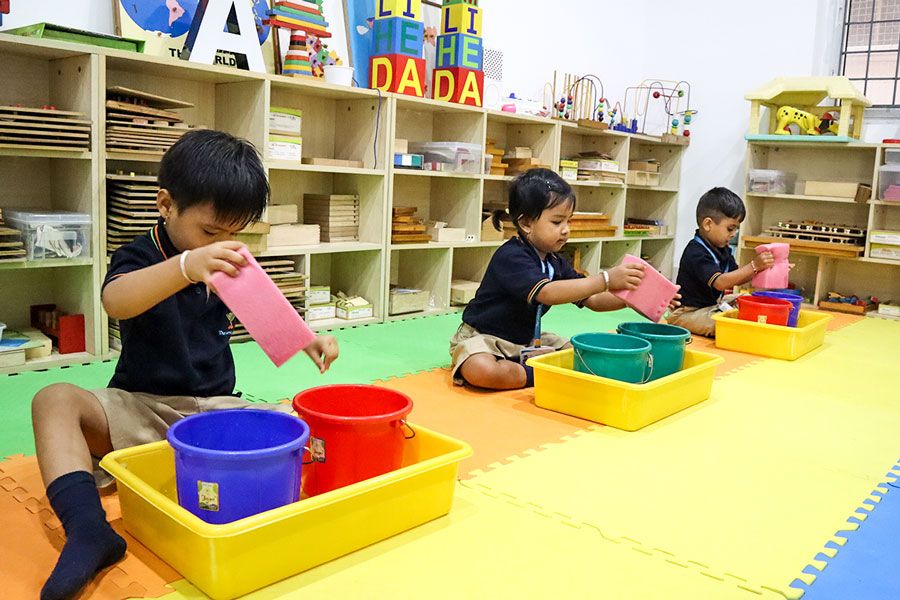 Sensory Exploration at The Learning Tree Preschool